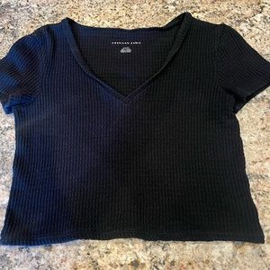 Black American Eagle T Shirt